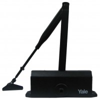 YALE - Yale kapı Hidroliği 300 Serisi Dar Tip Montaj Ayarlı (2-4) Siyah