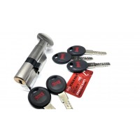 Kale 164 CECM Tüpten Şifreli Silindir 68mm (26+10+32)- NİKEL (5 Anahtarlı)