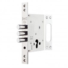 Kale 257 Plus Çelik Kapı Emniyet Kilidi - KROM (GM Nikel Silindirli)