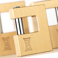 KALE YATAY PİRİNÇ ASMA KİLİT (SARI) 70MM KD001/50-270