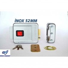 Otomatsan 52mm İnox Kapı Otomat Elektrikli Apartman Kilidi