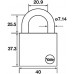 Buy Yale 40mm DMU Krom Kaplamalı Asma Kilit - Blister Yale 40mm DMU Krom Kaplamalı Asma Kilit - Blister