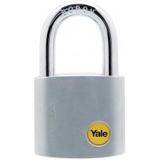 Yale 40mm DMU Krom Kaplamalı Asma Kilit - Blister